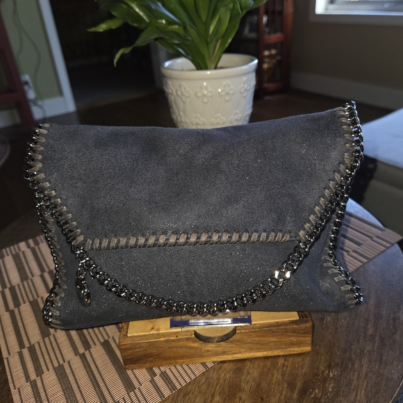 Stella McCartney Handbags - Stella McCartney Midnight  Chain-Embellished Bag